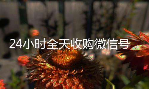 24小时全天收购微微信回收秒结算信号（高价回收微信500元秒结）